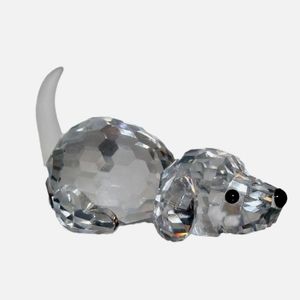 Swarovski Crystal Beagle Playing Figurine